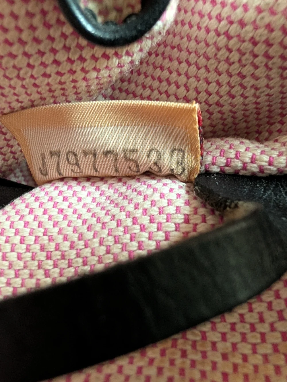Dooney and Bourke Vintage DB Signature Tote Black Grey Push Lock Handbag